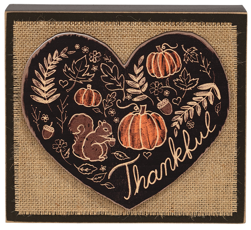 Heart Wood Thankful