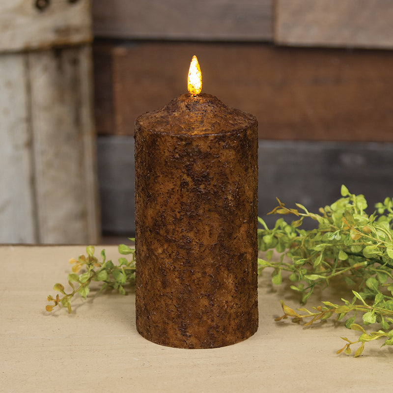 Timer Cake Candles Burnt Coffee Color