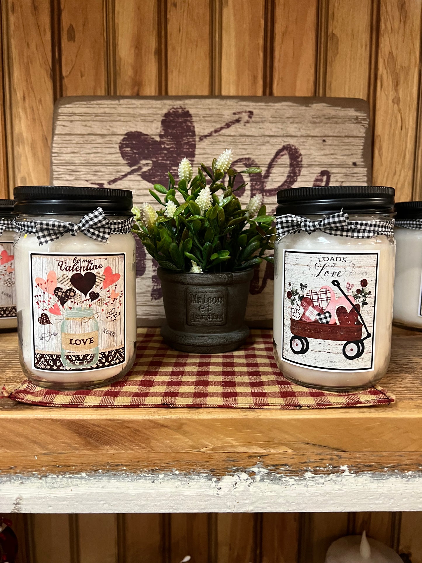 Fall 12oz White Candles