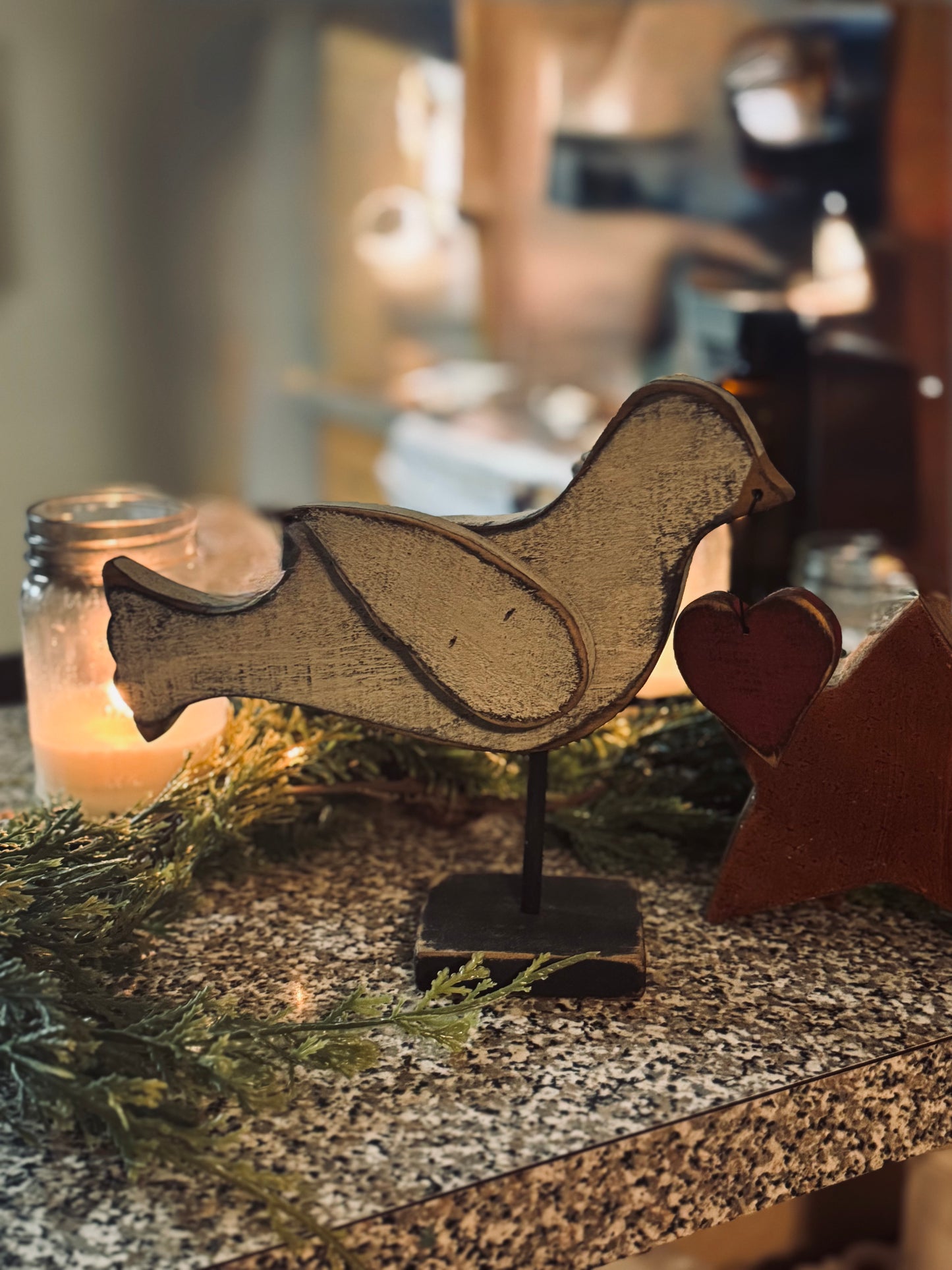 Dove Hanging Angel And Standing Angel