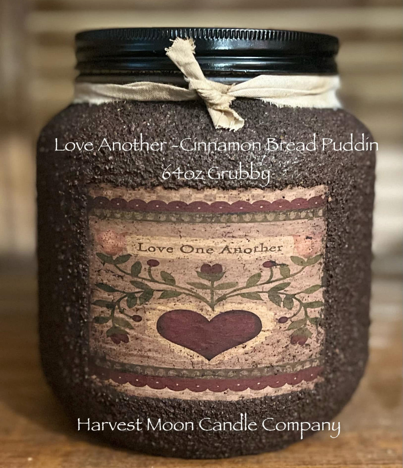 All You Need Is Love Grubby Mason Jar Candles 8oz 16oz 25oz & 64oz 4 Wick