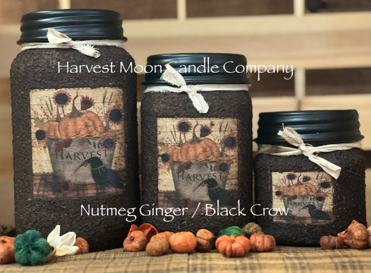 16oz Fall Mason Jar Candle