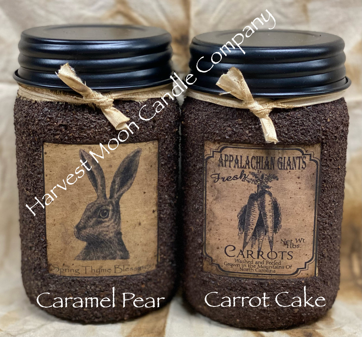 16oz Back Yard Grubby Mason Jar Candles