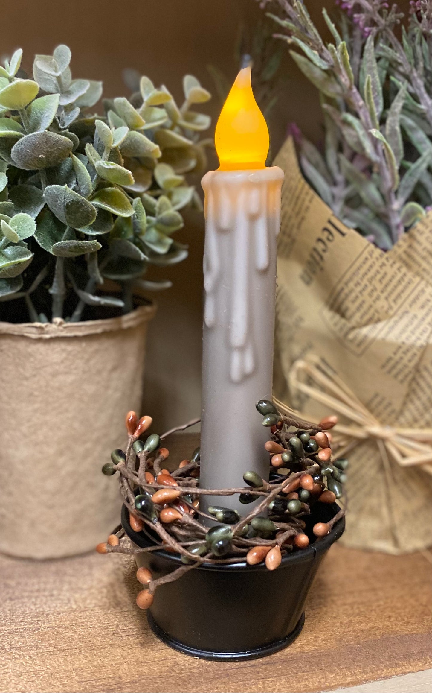 Primitive And Farmhouse 7 Inch Timer Taper