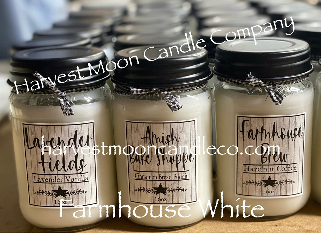White Farmhouse Jar Candles & Room Sprays