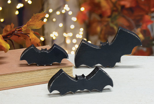 3 Pc Bat Shelf Sitters