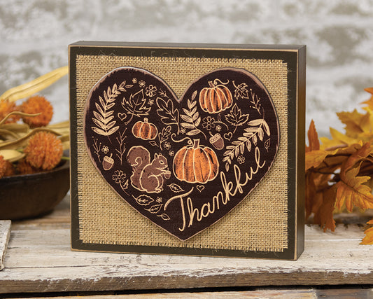 Heart Wood Thankful