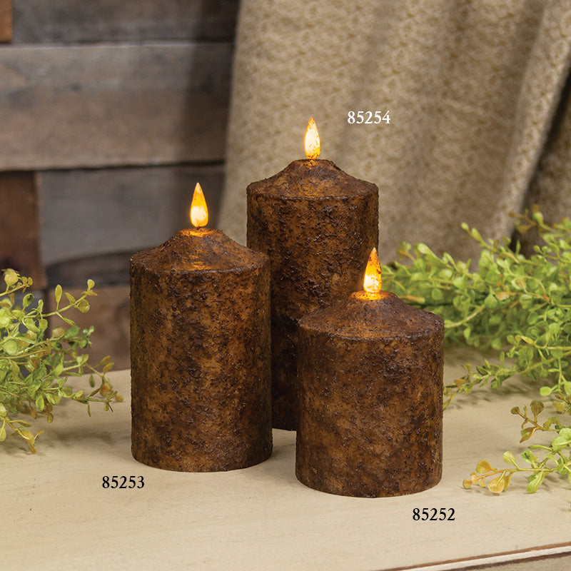 Timer Cake Candles Burnt Coffee Color