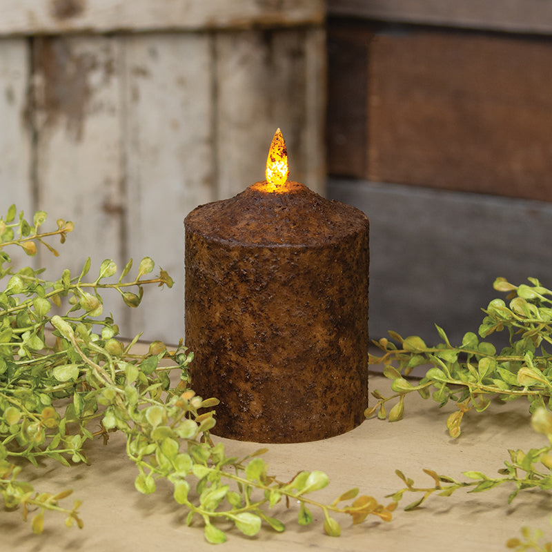 Timer Cake Candles Burnt Coffee Color
