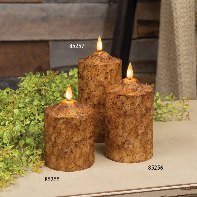 Timer Cake Candles Burnt Mustard Color