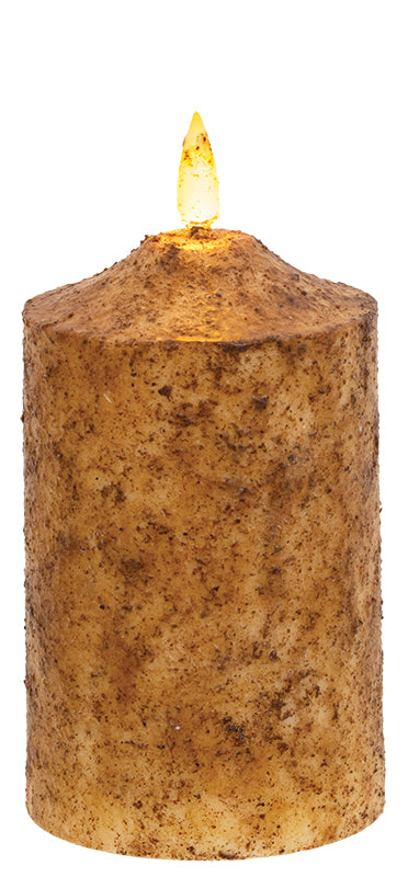 Timer Cake Candles Burnt Mustard Color
