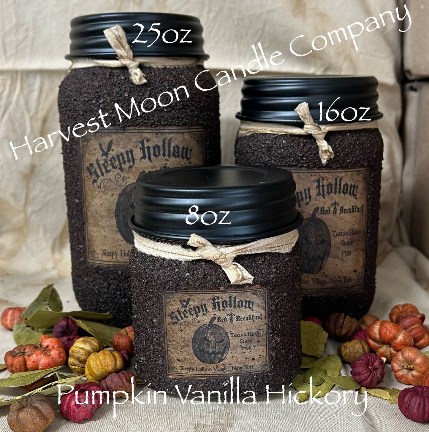 8oz Fall Labeled Candles