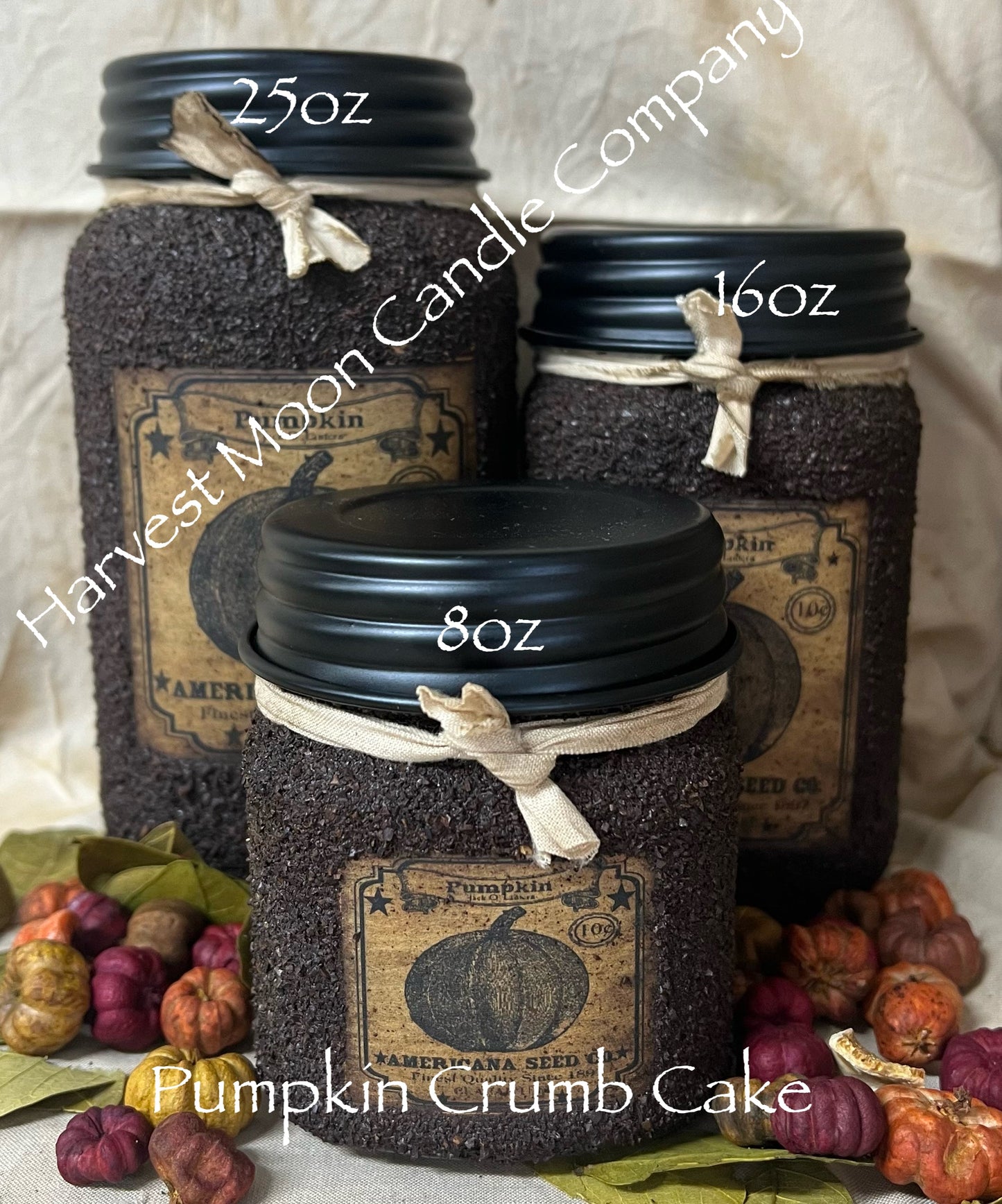 25oz Fall Labeled Candles
