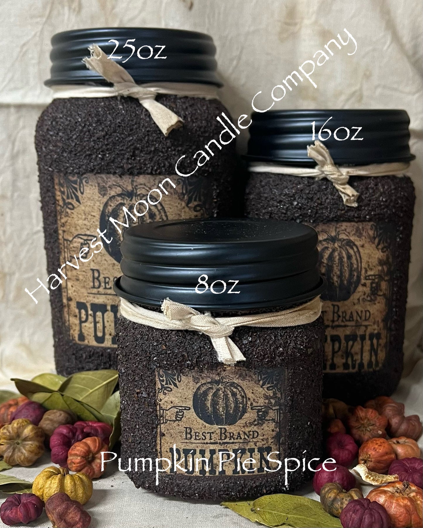 8oz Fall Labeled Candles