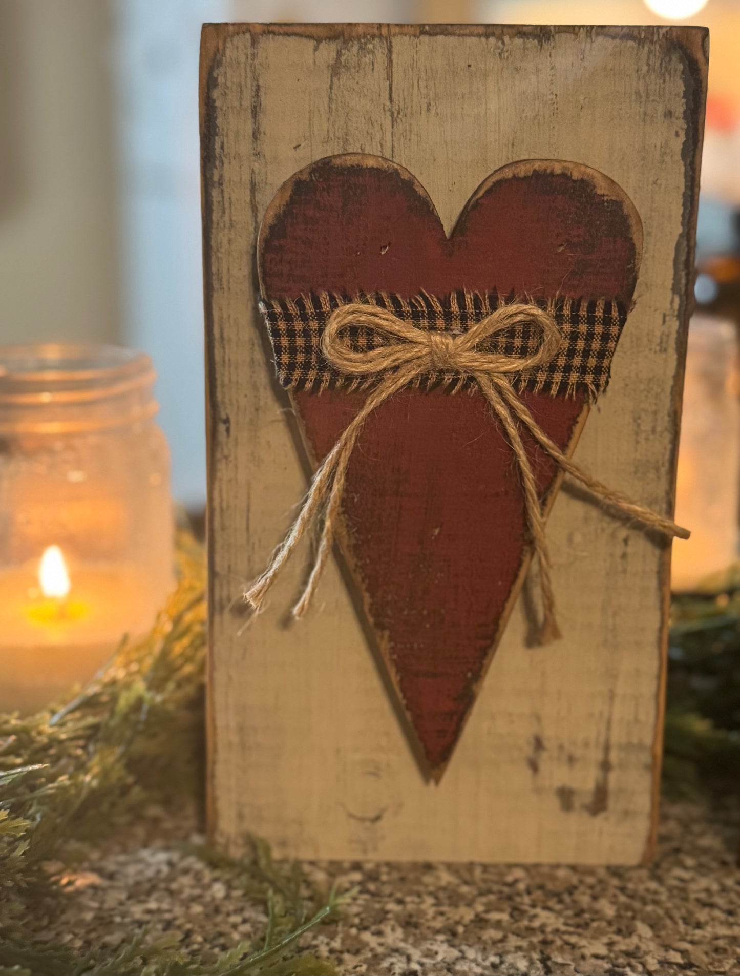 Heart Shelf Sitters Short & Tall