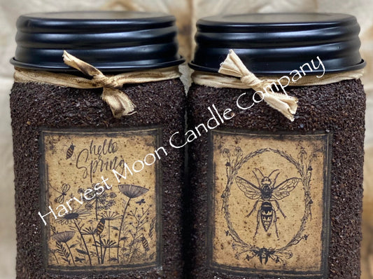 Hello Spring & Spring Bee 8oz 16oz 25oz & 64oz