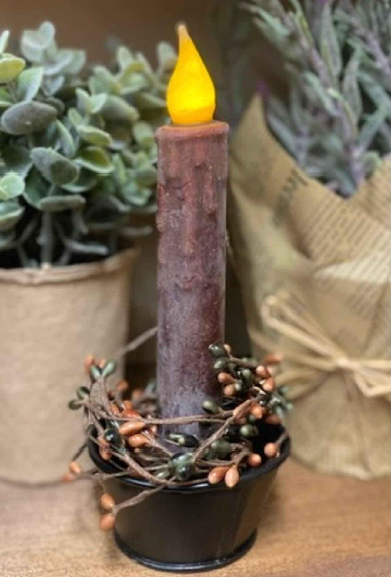 Farmhouse Timer Tapers 7 Inch & 4 Inch