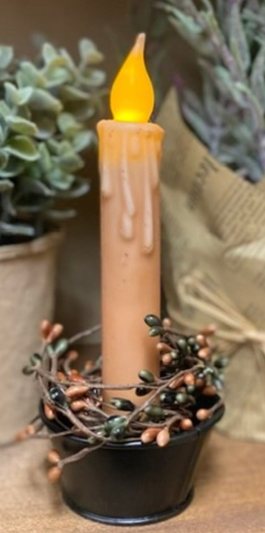 Farmhouse Timer Tapers 7 Inch & 4 Inch