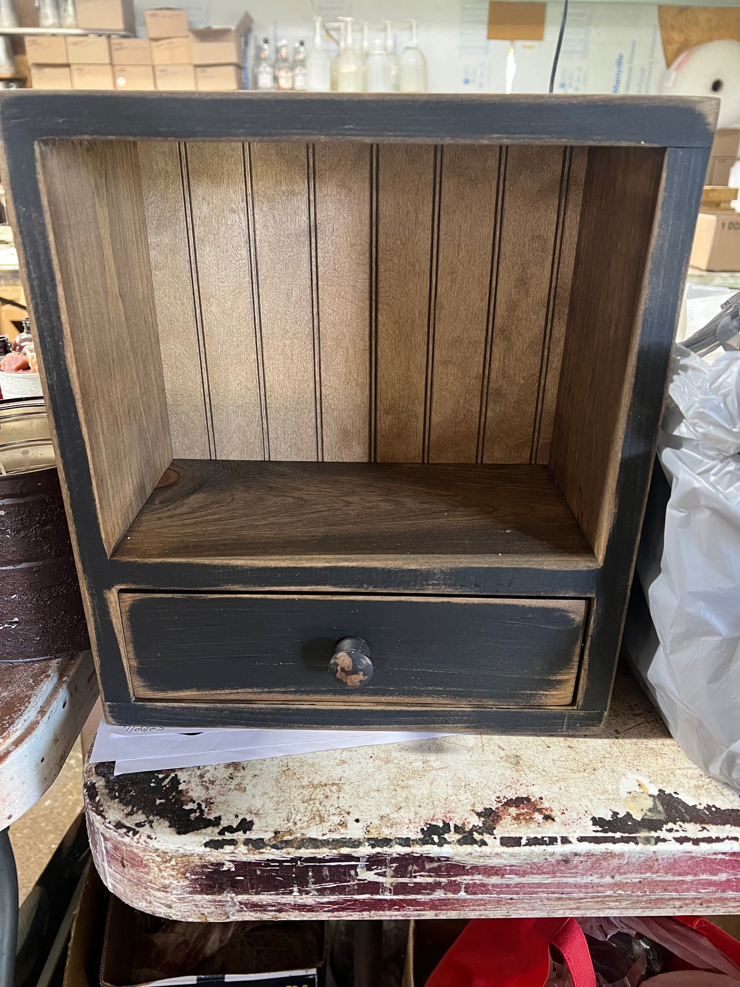 Shadow Box With Drawer