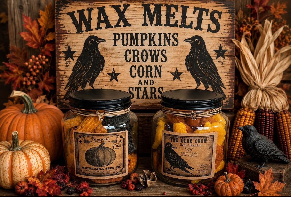 30pcs Tart Jars Pumpkins * Crows * Corn * Stars