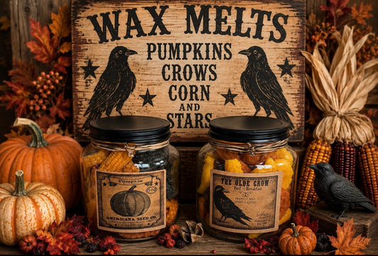 30pcs Tart Jars Pumpkins * Crows * Corn * Stars