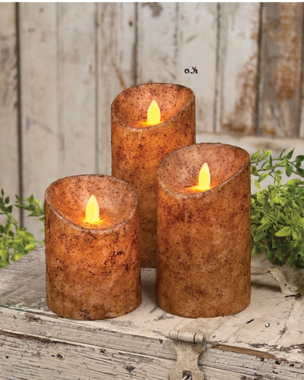 Moving Flame Pillar Candle