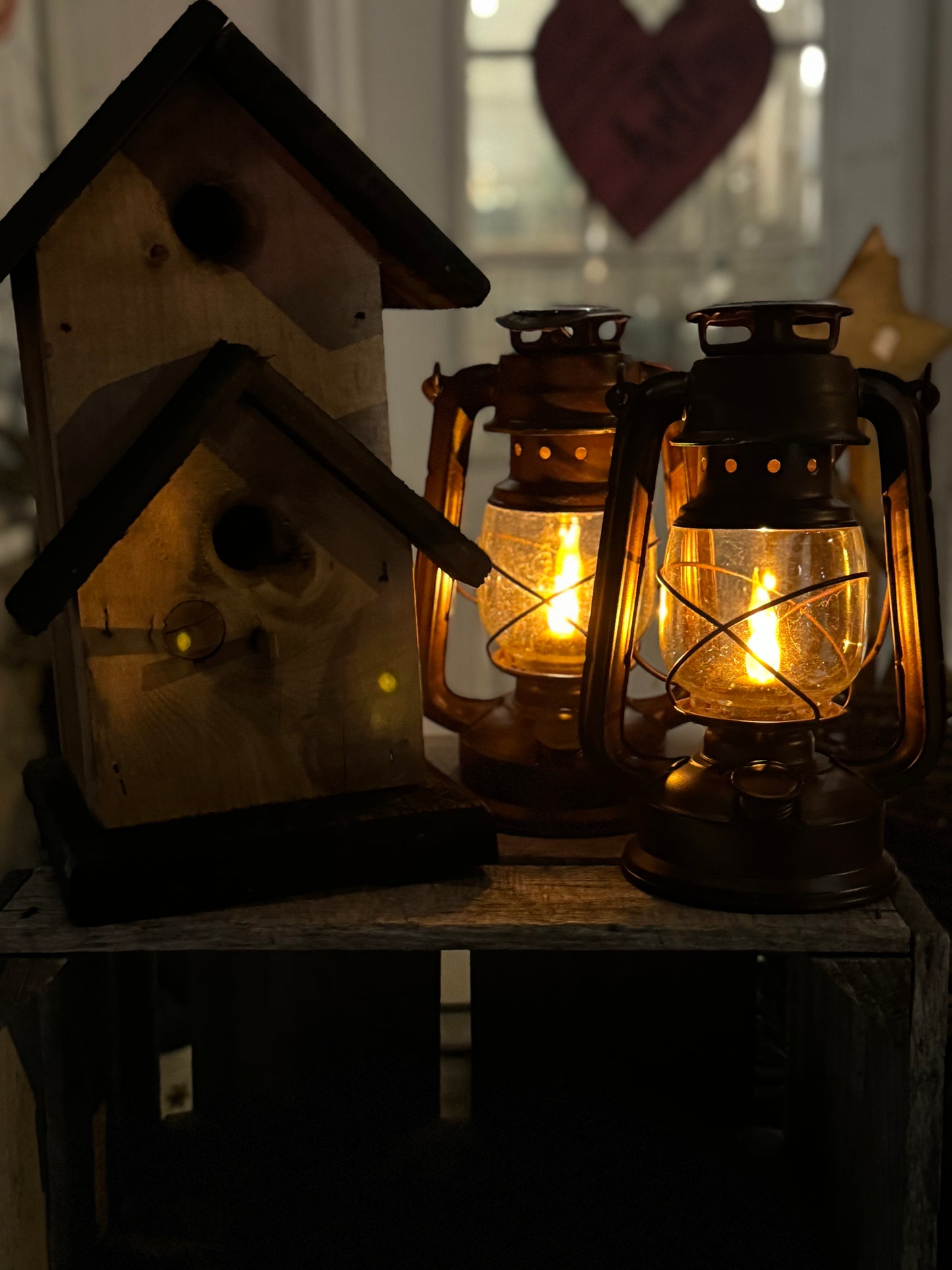 Rustic Solar Light Lantern