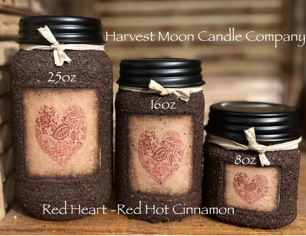 All You Need Is Love Grubby Mason Jar Candles 8oz 16oz 25oz & 64oz 4 Wick