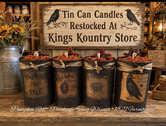 Tin Can Candles