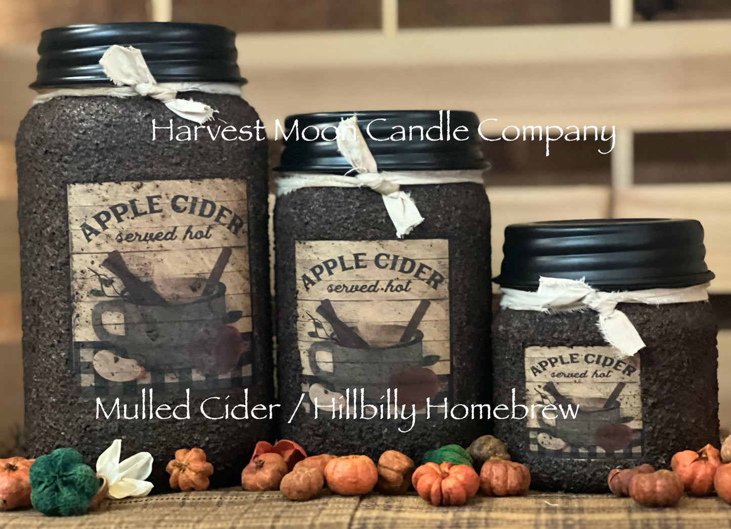 64oz Fall  Mason Jar Candle