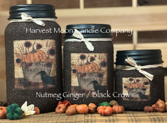 64oz Fall  Mason Jar Candle