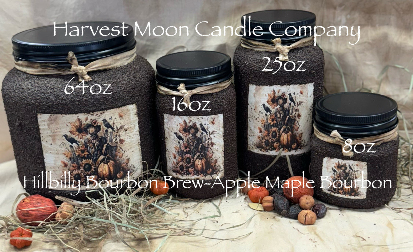 New Fall 8oz Mason Jar Candle