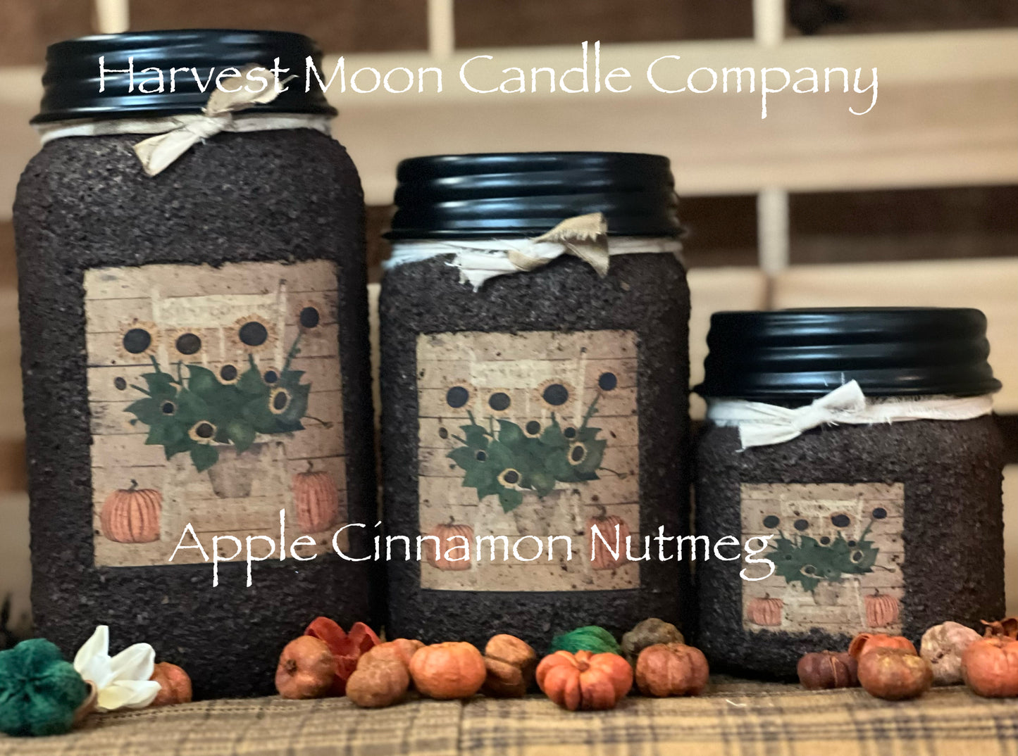 64oz Fall  Mason Jar Candle