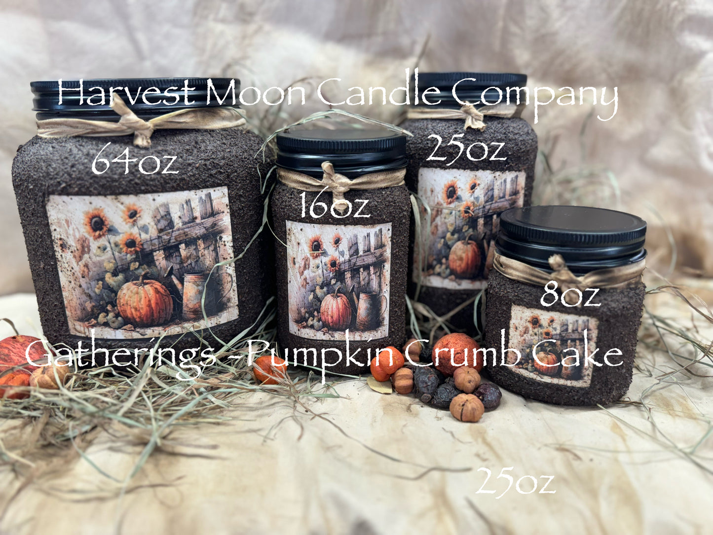 New Fall 25oz Mason Jar Candle