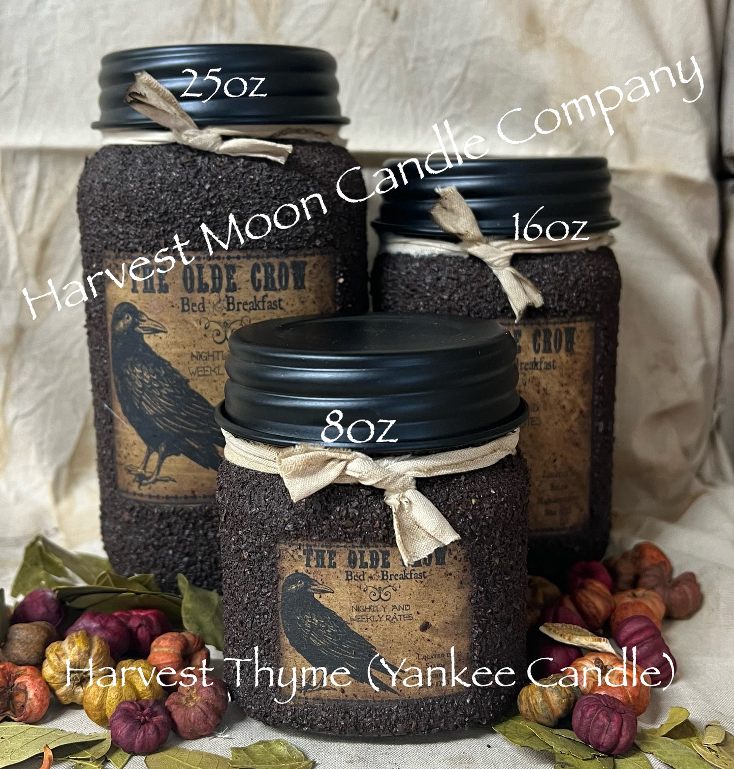 16oz Fall Labeled Candles