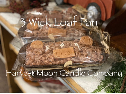 2lb Loaf Pan 4 Wick Candle