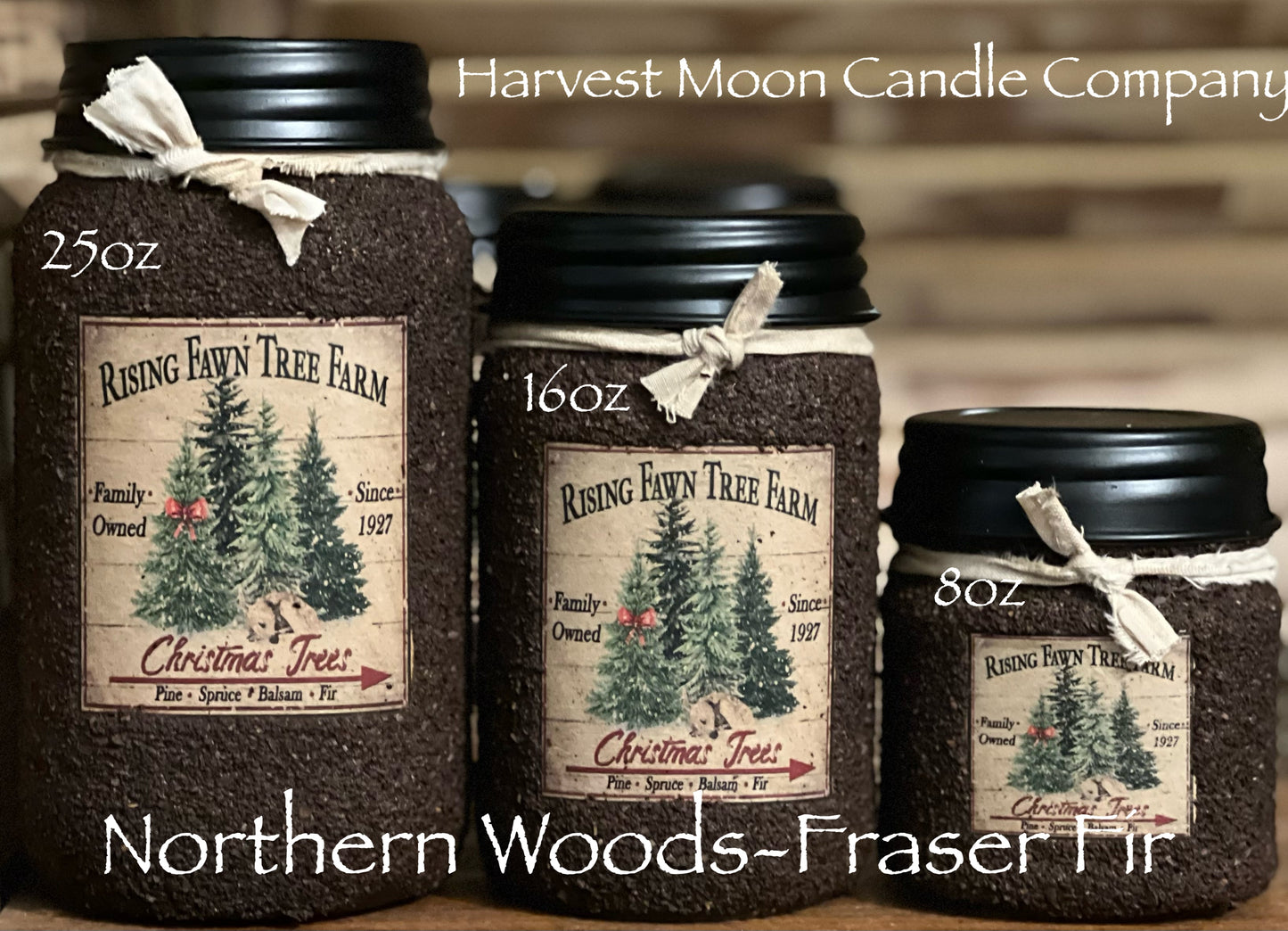 16oz Holiday Mason Jar Candle