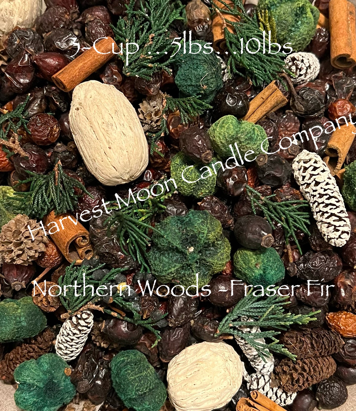 2 Cup Prebagged Holiday Potpourri