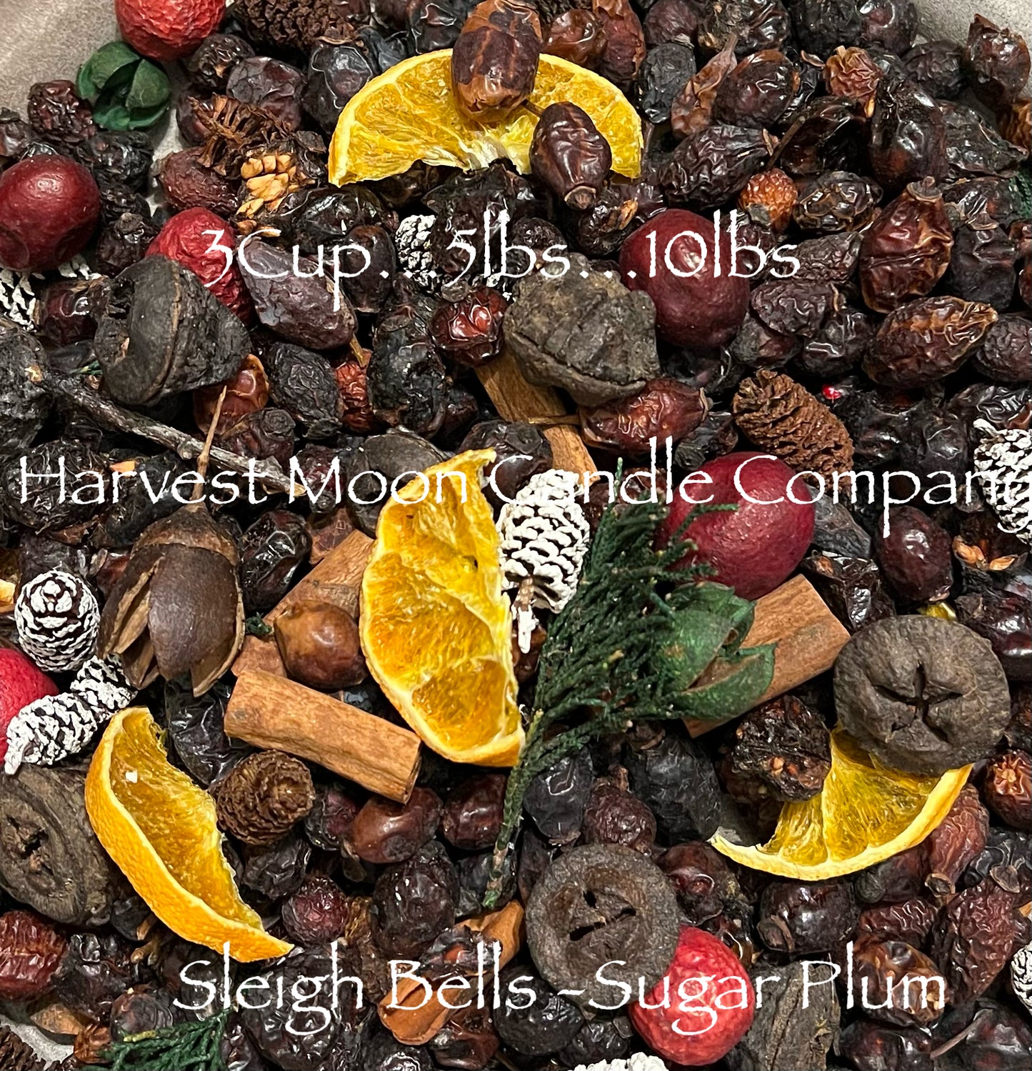 2 Cup Prebagged Holiday Potpourri
