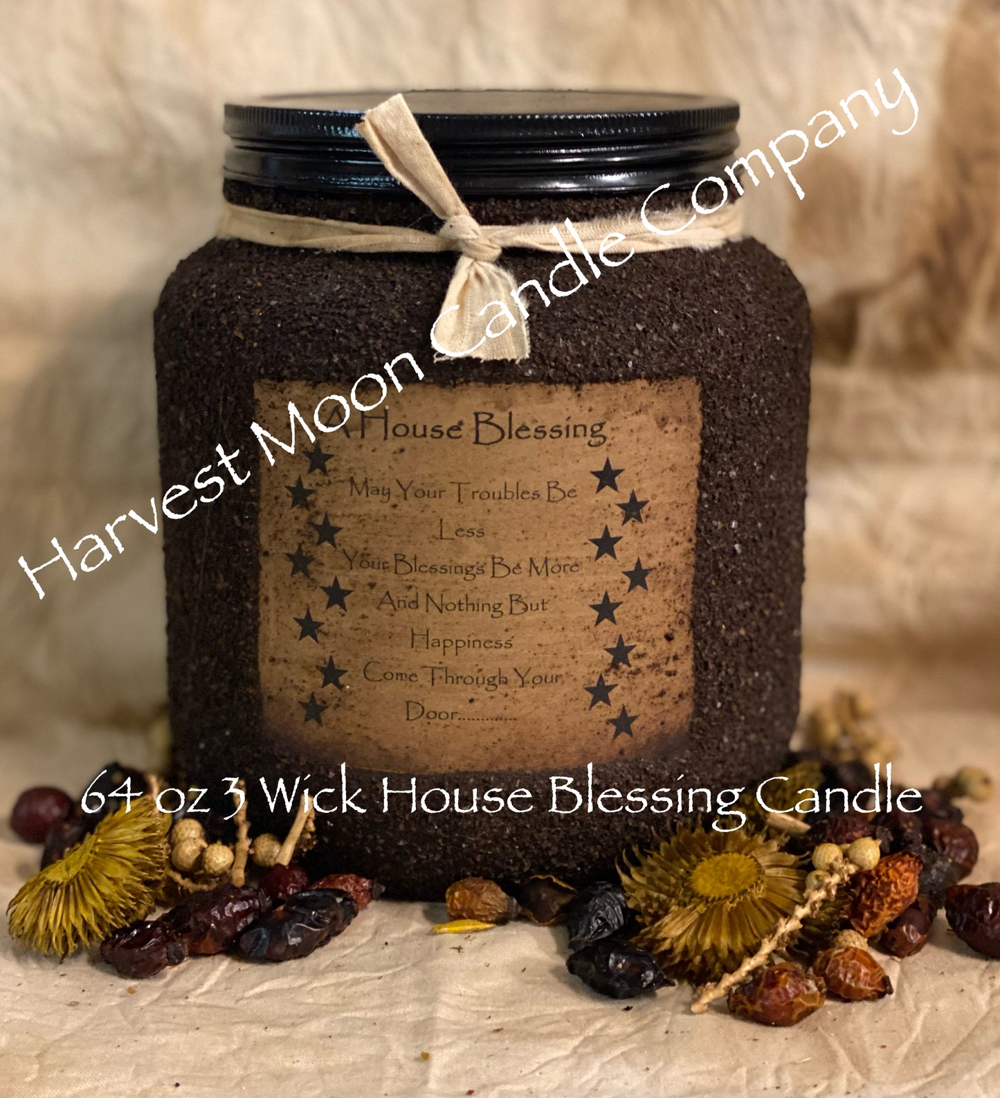 64 oz House Blessing Jar 4 Wick